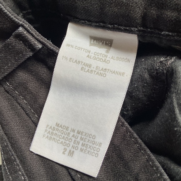 Levi’s 552 Mid Rose Straight jeans - Black - US 2M - Picture 3 of 3